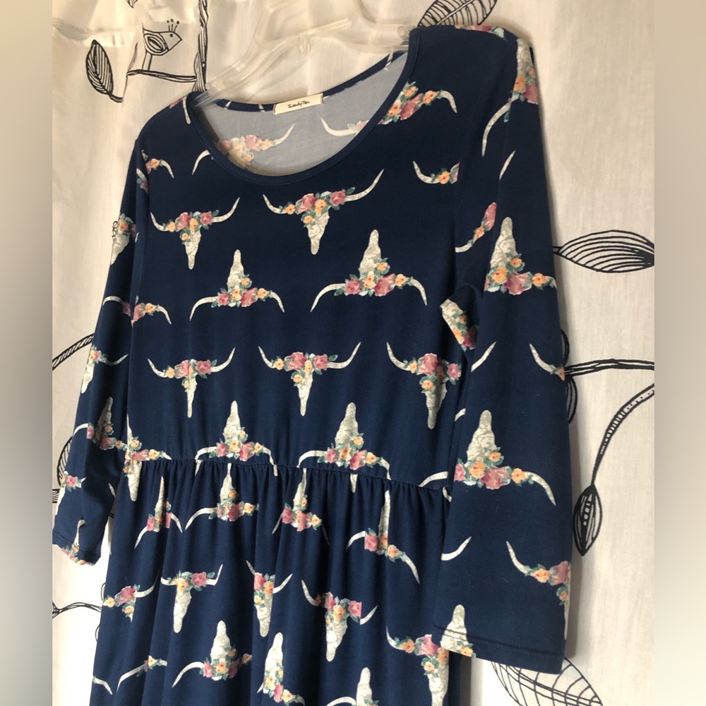 Cow skull Patterned Dress